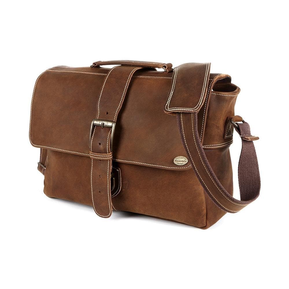 RICKARD LAPTOP BAG - Freestyle SA Proudly local leather boots veldskoens vellies leather shoes suede veldskoens