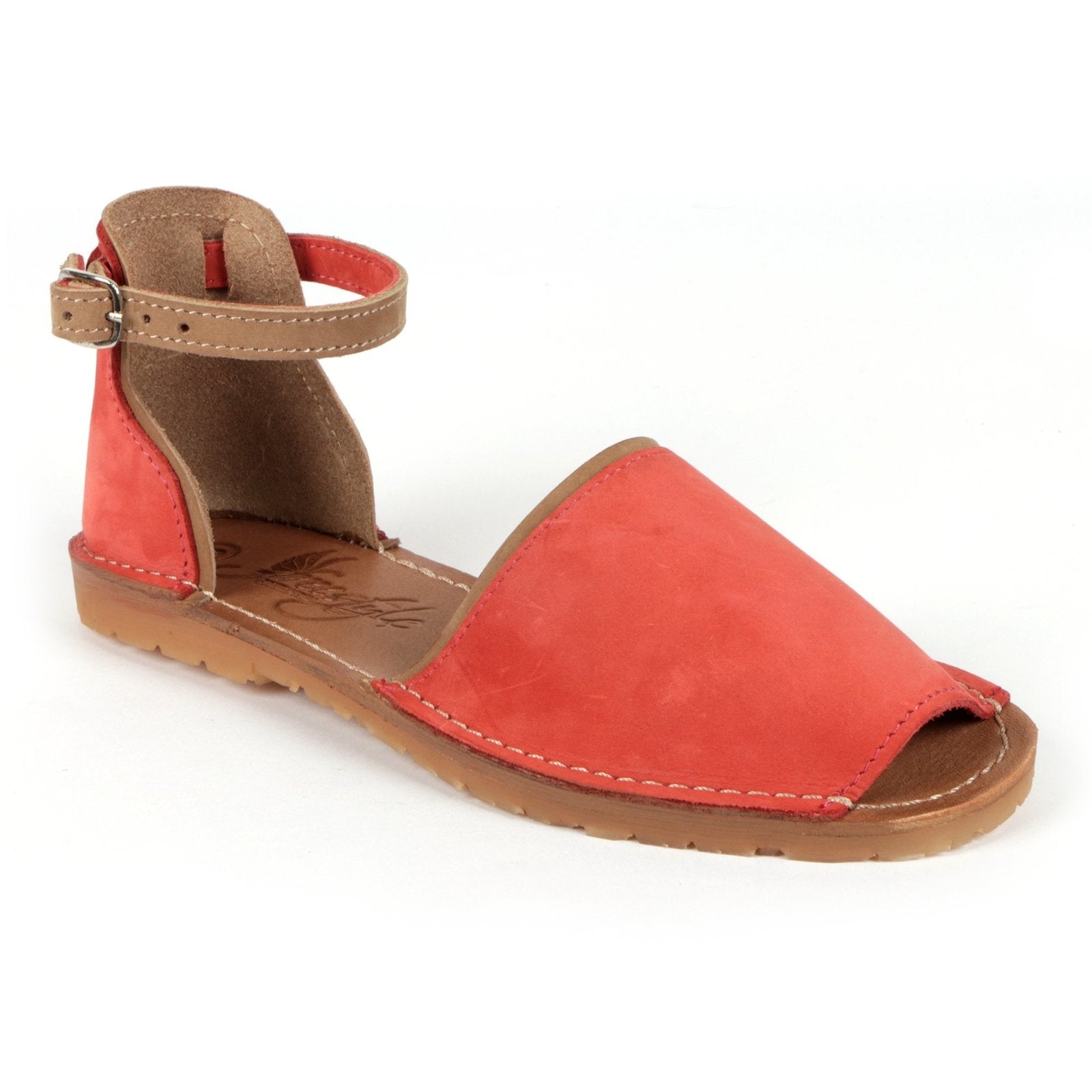 Rivera Alpargata-styled Premium nubuck leather ladies sandal - Freestyle SA Proudly local leather boots veldskoens vellies leather shoes suede veldskoens