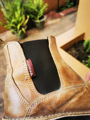 Ruan Men's Premium Leather Veldskoen Boot - Freestyle SA Proudly local leather boots veldskoens vellies leather shoes suede veldskoens