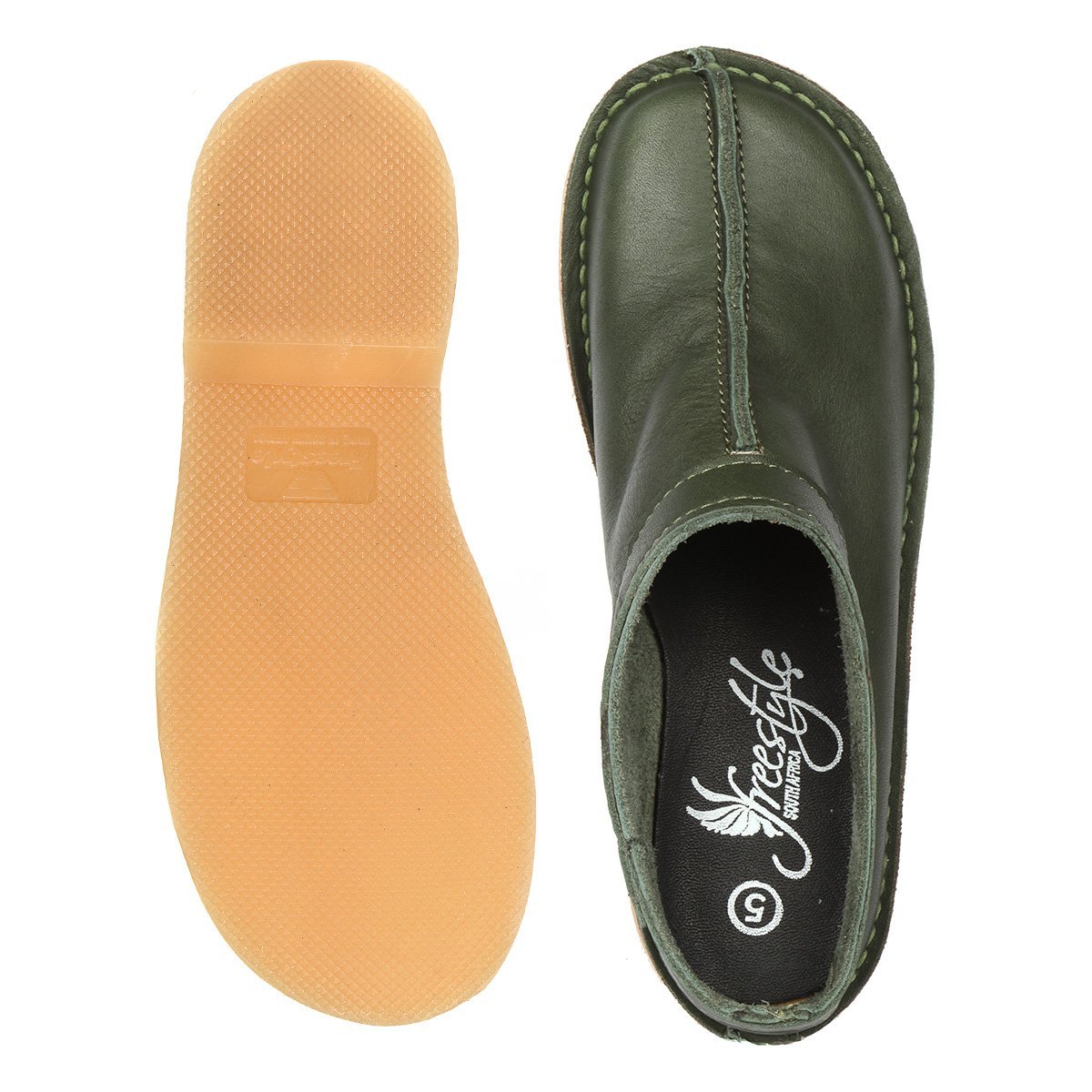 Rudi Custom Handcrafter premium leather clog - Freestyle SA Proudly local leather boots veldskoens vellies leather shoes suede veldskoens