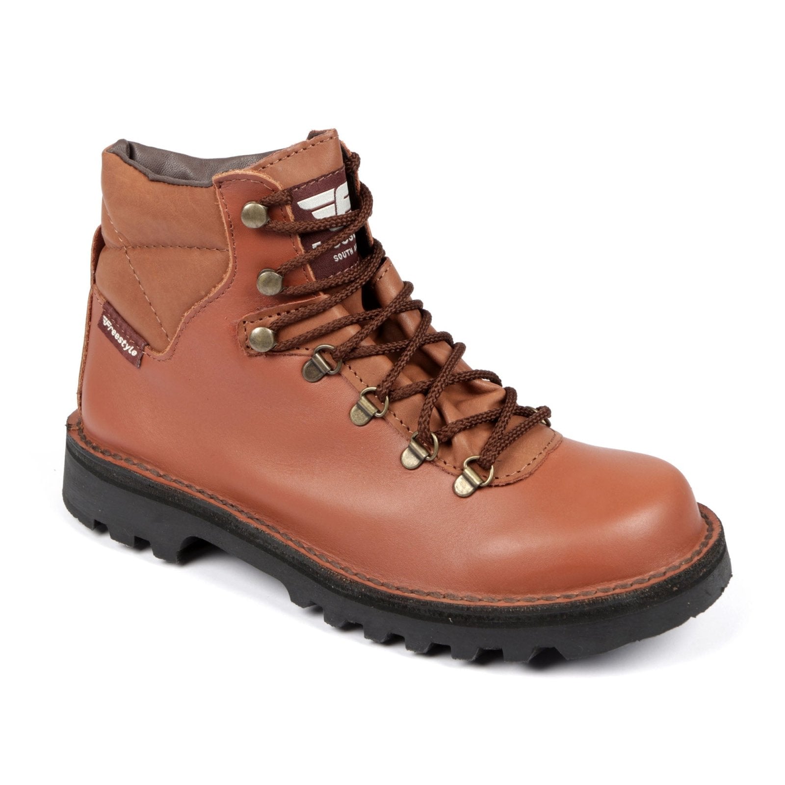 Seamus DKW Men's Premium Leather Boot w/ Cleated sole - Freestyle SA Proudly local leather boots veldskoens vellies leather shoes suede veldskoens