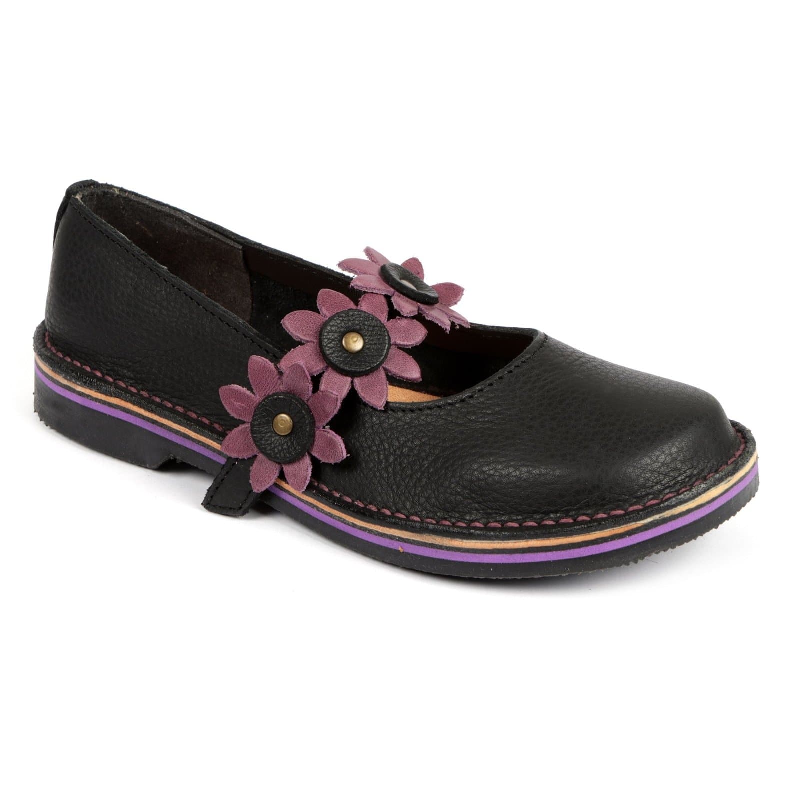 Shani Flower Ladies Premium Leather Handmade Court Shoe - Freestyle SA Proudly local leather boots veldskoens vellies leather shoes suede veldskoens