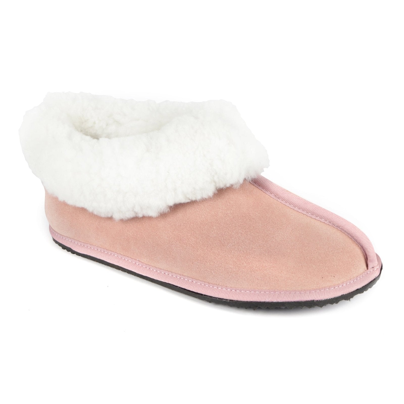 Sneeubok Ladies Premium Suede Woolen Slippers - Freestyle SA Proudly local leather boots veldskoens vellies leather shoes suede veldskoens