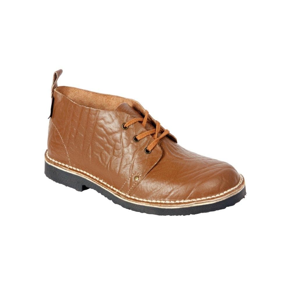 Stefan Eco Mustang Tan - Freestyle Handcrafted Leather Proudly local leather boots veldskoens vellies leather shoes suede veldskoens