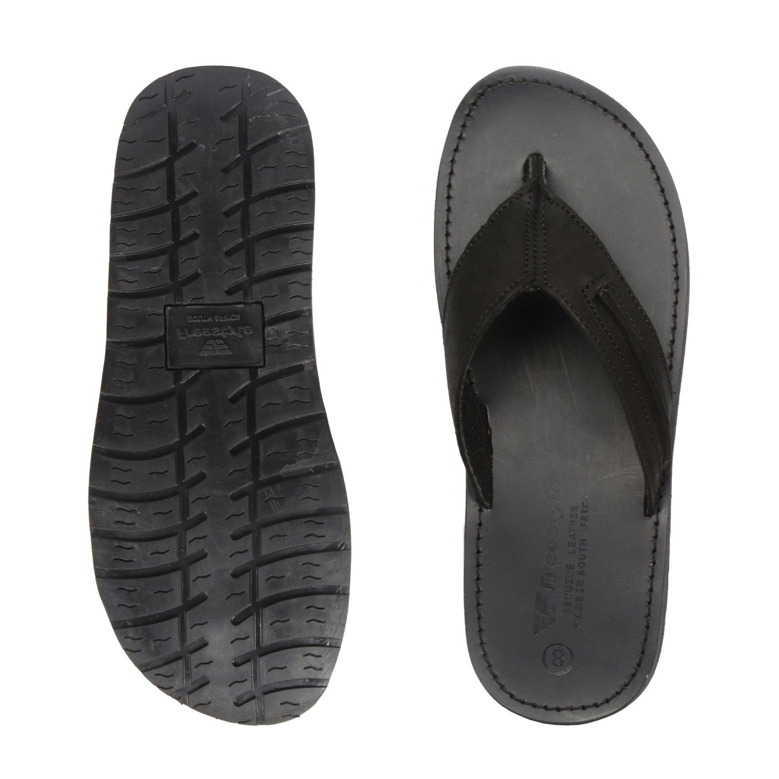 Surfthong Men's premium leather plakkie - Freestyle SA Proudly local leather boots veldskoens vellies leather shoes suede veldskoens