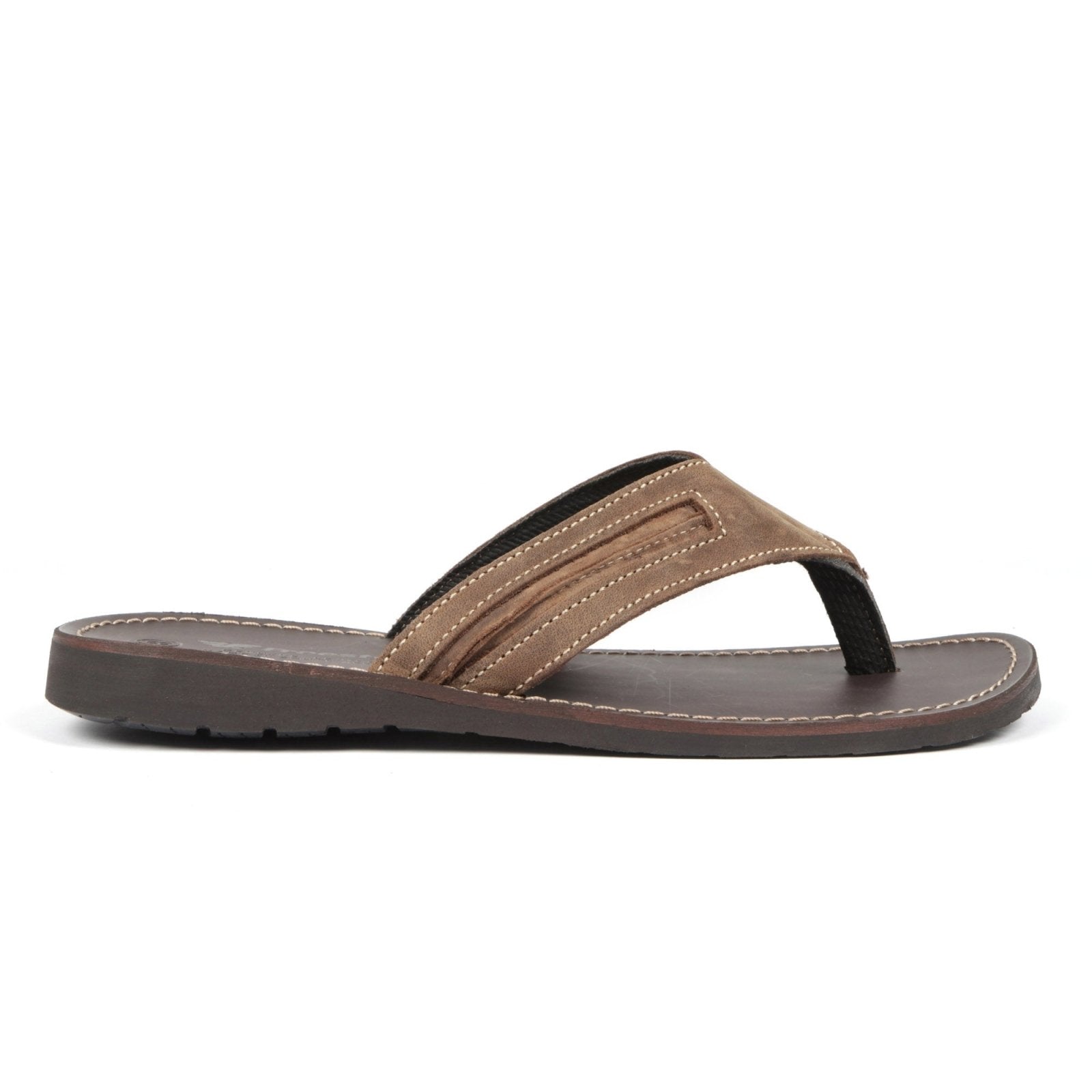 Surfthong Men's premium leather plakkie - Freestyle SA Proudly local leather boots veldskoens vellies leather shoes suede veldskoens