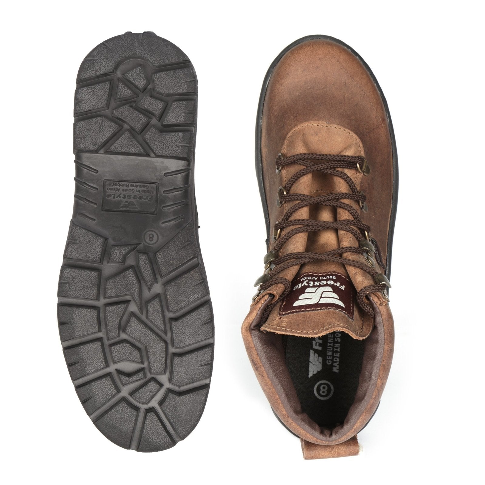 Tracker PRO Premium Full Grain Leather Boot - Freestyle SA Proudly local leather boots veldskoens vellies leather shoes suede veldskoens