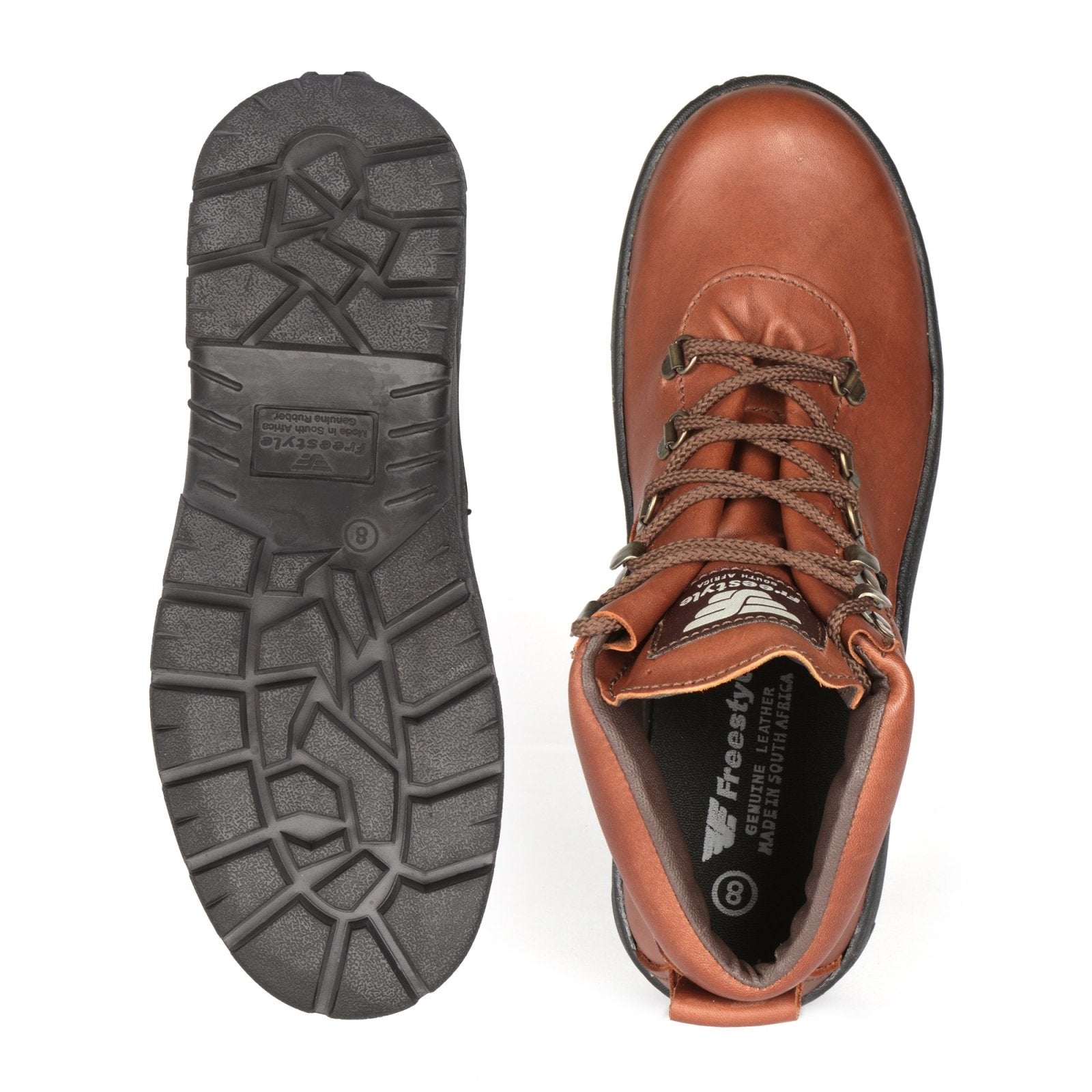 Tracker PRO Premium Full Grain Leather Boot - Freestyle SA Proudly local leather boots veldskoens vellies leather shoes suede veldskoens