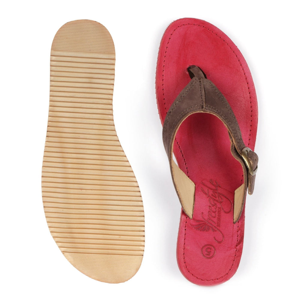 Freestyle Wild Honey Ladies Handmade Ecofriendly Leather Sandal